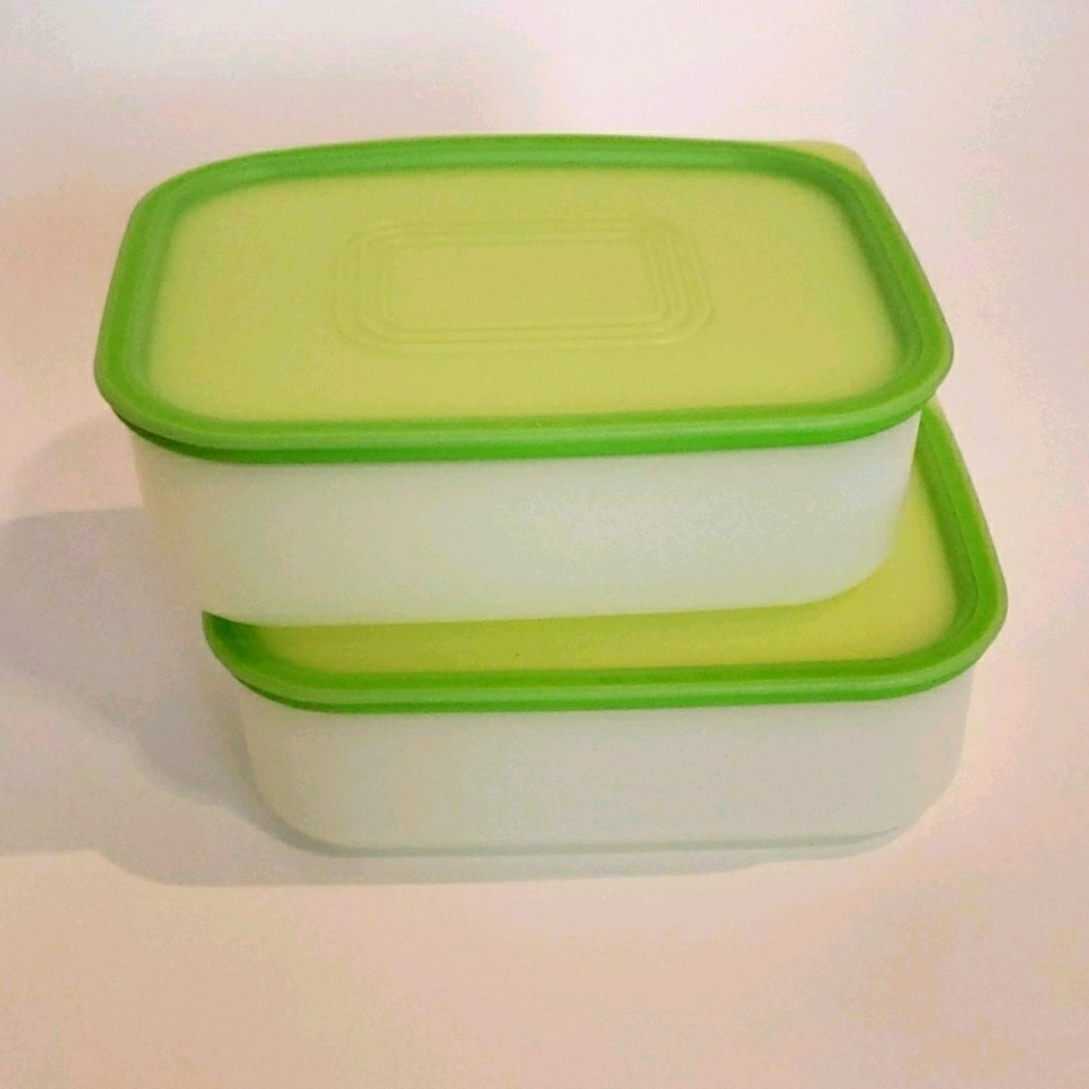 New Tupperware Lime Green Storage Container Set